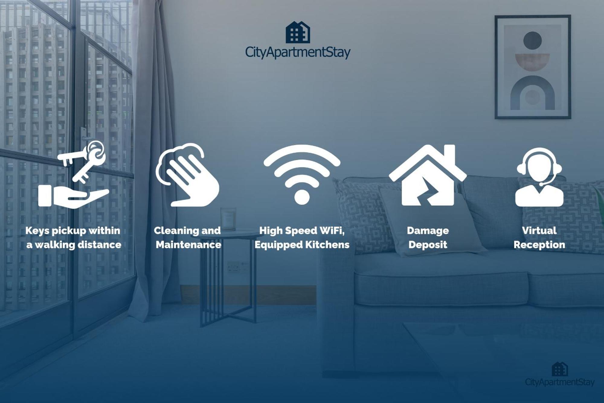 פריז Champs-Elysees - 2Br With Balcony - Cityapartmentstay מראה חיצוני תמונה